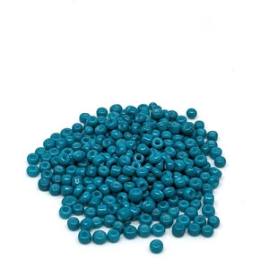 20 Gram 3 mm (0,8) Kum Boncuk Petrol Mavi Renk