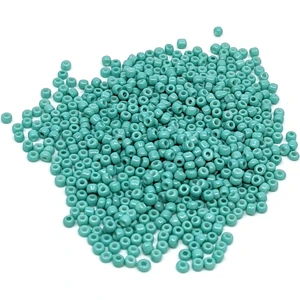 20 Gram 3 mm (0,8) Kum Boncuk Su Yeşili Renk