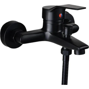 Banyo Bataryası Mat Siyah Banyo Musluğu