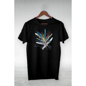 Siyah Inapıratıon Wrıte What You Want   Tasarım Tshirt