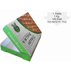 Yol Matbaa Baklava Kutusu 1kg. 100 Adet