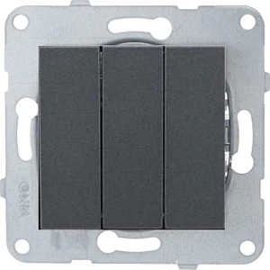 Artline Novella-Trenda Füme Üçlü Anahtar - Çerçevesiz