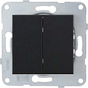 Artline Novella-Trenda Siyah Ikili Anahtar Komütatör - Çerçevesiz