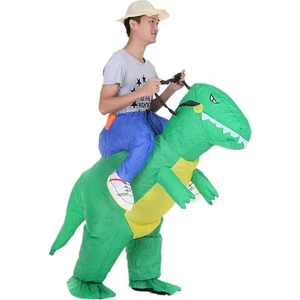 Sevimli Yetişkin Şişme Dinozor Kostüm Suit