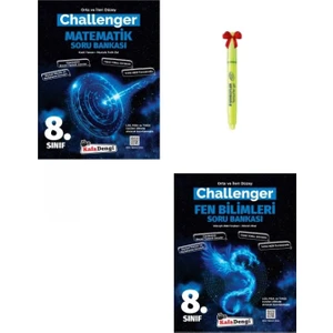 Kafa Dengi Yayınları  LGS 8.Sınıf Challenger Matematik Fen Bilimleri Soru Bankası