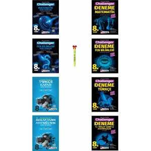 Kafa Dengi Yayınları  LGS 8.Sınıf Challenger Soru Bankası ve Deneme Full Set (8 Kitap)