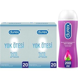 Yok Ötesi Xl 40'lı Ince Prezervatif + Aloe Vera  Jel 200ML