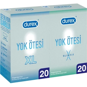 Yok Ötesi XL 20’li + Slim Fit 20’li İnce Prezervatif