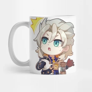 Albedo Genshin Impact Kupa Bardak