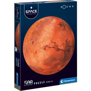 Round Space Collection Ay Tutulması 500 Parça Yuvarlak Puzzle 35107 (Clementoni)