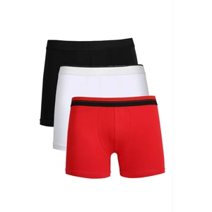 Erkek Penye 3'lü Boxer 40103