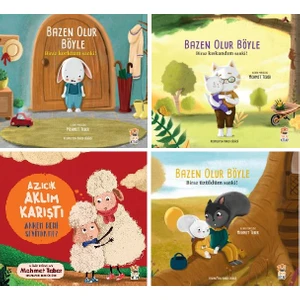 Bazen Olur Böyle + Azıcık Aklım Karıştı Serisi 4 Kitap Set / Biraz Korktum - Kıskandım - Üzüldüm Sanki