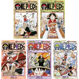 Gerekli Şeyler Yayıncılık One Piece Manga Seti 1-2-3-4-5 Ciltler Eiichiro Oda Ciltsiz