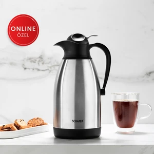 Kitchen House 2 Litre Çift Katlı Çelik Termos-İnox