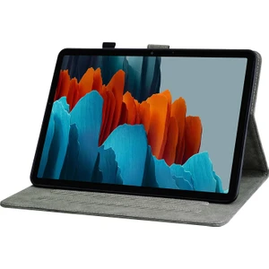 Samsung Galaxy Tab S7+/tab S8+/s7 Fe Için Kapaklı Tablet Kılıfı - Mor (Yurt Dışından)