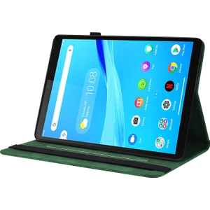 Lenovo Tab M8 Hd / M8 Fhd Için Kapaklı Tablet Kılıfı - Yeşil (Yurt Dışından)