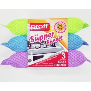 Proff 3'lü Bulaşık Süngeri