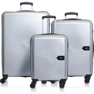 FSVLZYPP1138-SET Gri Unisex 3 Lü Set Bavul