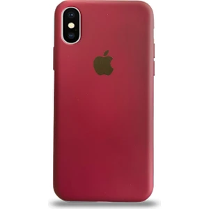 Iphone x -Xs Uyumlu Içi Logolu Kadife Lansman Kılıf