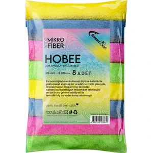 Mikrofiber Temizlik Bezi 40 x 30 cm 200GSM 8'li