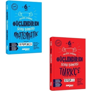 Ankara Yayıncılık 6.Sınıf  Matematik + Türkçe Güçlendiren Soru Seti 2 Kitap 2023