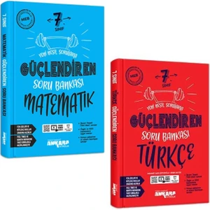 Ankara Yayıncılık 7.Sınıf  Matematik + Türkçe Güçlendiren Soru Seti 2 Kitap 2023