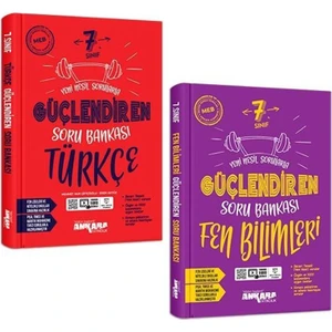 Ankara Yayıncılık 7.Sınıf  Türkçe + Fen Bilimleri Güçlendiren Soru Seti 2 Kitap 2023