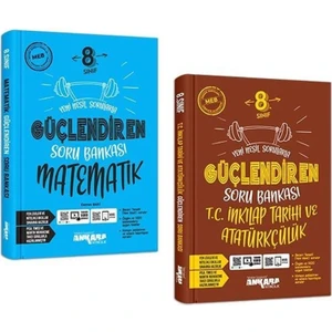Ankara Yayıncılık 8.Sınıf  Matematik + Inkılap Güçlendiren Soru Seti 2 Kitap 2023