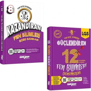 Ankara Yayıncılık 8.Sınıf  Fen Bilimleri Kazandıran Soru + Güçlendiren Deneme Seti 2 Kitap 2023