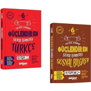 Ankara Yayıncılık 6.Sınıf  Türkçe + Sosyal Bilgiler Güçlendiren Soru Seti 2 Kitap 2023