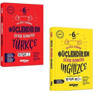 Ankara Yayıncılık 6.Sınıf  Türkçe + Ingilizce Güçlendiren Soru Seti 2 Kitap 2023