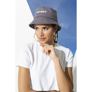 For You Accessories Moody Nakıslı Safari Gri Şapka S27102