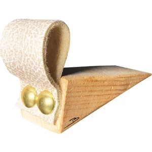Barış Dizayn Premium Bej(Krem) Deri Kapı Altlığı Kapı Stoperi Stopper Kapı Durdurucu (5li Paket)