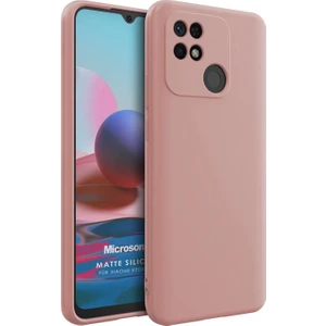Matte Silicone Xiaomi Poco C40 Kılıf Rose Gold