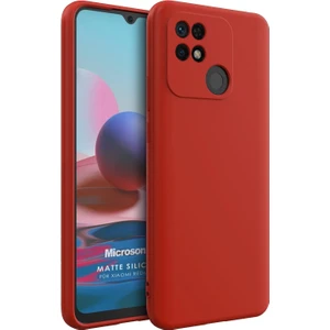 Matte Silicone Xiaomi Poco C40 Kılıf Kırmızı