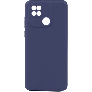 Case 4U Poco C40 Kılıf Kamera Korumalı Mat Renkli Yumuşak Kalın Sağlam Silikon Kılıf Biye Lacivert