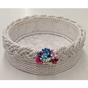 FNT Tasarım Fnt Yuvarlak Örgü Sepet