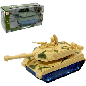 Can Oyuncak  Pilli Sesli Işıklı Hareketli Askeri Tank