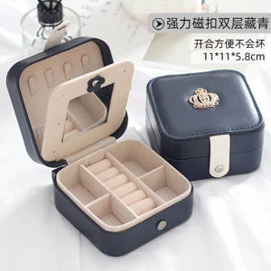 Juhui Store Mini Mücevher Kutusu Organizatör Ekranı Seyahat Mücevher Kutusu (Yurt Dışından)