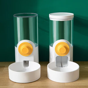 2in1 Asılı Otomatik Içme Çeşmesi Besleyici Büyük Kapasiteli Yavru Kedi Tavşan Besleme Kabı (Yurt Dışından)