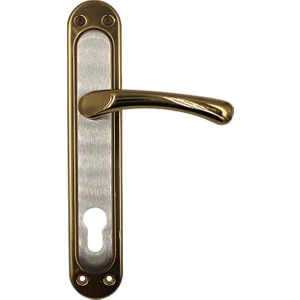 Inan AS218 Orta Kumru Yale Rozetli Kapı Kolu Albirifin Saten 1 Takım