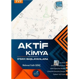 Aktif Öğrenme Yayınları Sıfırdan Başlayanlara TYT Kimya