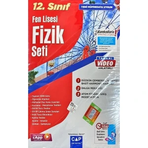 Çap Yayınları 12. Sınıf Fen Lisesi Fizik Seti 2023