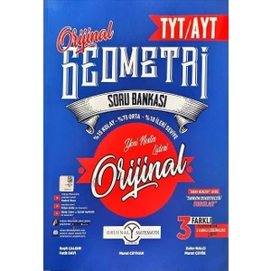 Orijinal Yayınları  TYT AYT Geometri Soru Bankası 2023