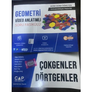 Çap Yayınları Üniversiteye Hazırlık Geometri Çokgenler - Dörtgenler 2023