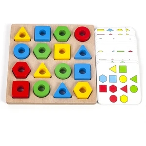 Geometrik Figürler Eşleşen Bloklar Çocuk Bulmaca Oyuncak Tek Için (Yurt Dışından)
