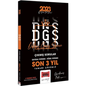 Yargı Yayınevi DGS 2023 Son 3 Yıl Tamamı Çözümlü Çıkmış Sınav Soruları