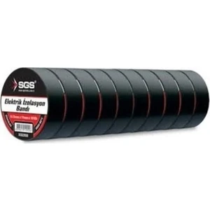 Elektrik Izolasyon Bandı Siyah 10'lu Paket