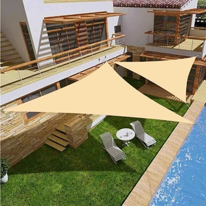 Size Ne Lazım Su Geçirmez Üçgen Gölgelik Krem 4.40 X4.40X6.35