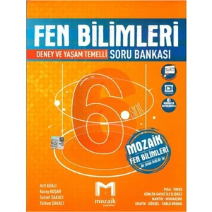 Mozaik Yayınları 6.Sınıf Soru Bankası Fen Bilimleri 2022